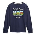 thumbnail image 1 of Pete the Cat - Field Day - Let the Games Begin - Participating in Challenges - Toddler And Youth Long Sleeve Graphic T-Shirt, 1 of 5