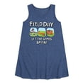 thumbnail image 1 of Pete the Cat - Field Day - Let the Games Begin - Participating in Challenges - Toddler and Youth Girls A-line Dress, 1 of 5