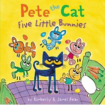 Pre-Owned Pete the Cat: Five Little Bunnies: An Easter and Springtime Book for Kids (Hardcover) 0062868292 9780062868299