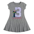 thumbnail image 1 of Pete the Cat -  Happy 8th Birthday - Toddler And Youth Girls Fit And Flare Dress, 1 of 1