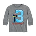 thumbnail image 1 of Pete the Cat -  Happy 3rd Birthday - Toddler And Youth Long Sleeve Graphic T-Shirt, 1 of 6