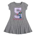 thumbnail image 1 of Pete the Cat -  Happy 8th Birthday - Toddler And Youth Girls Fit And Flare Dress, 1 of 1
