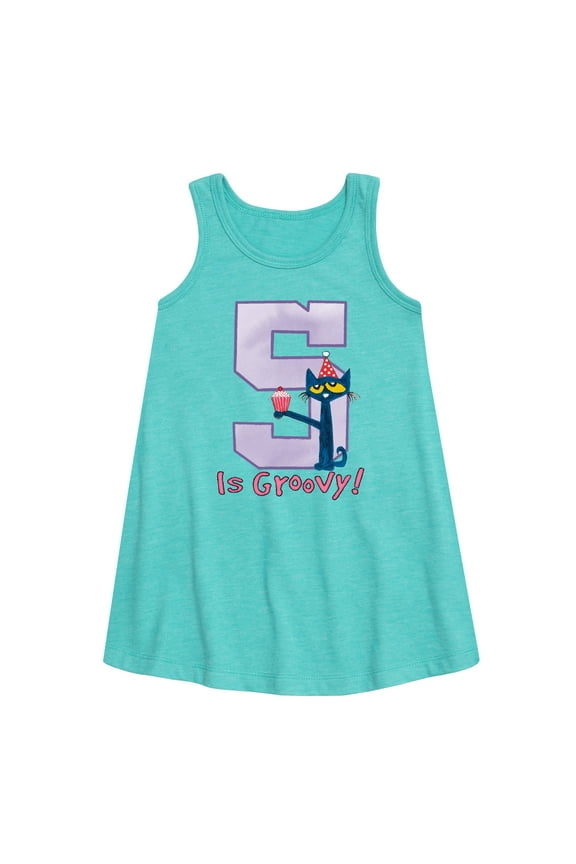 -  Happy 5th Birthday - Toddler and Youth Girls A-line Dress