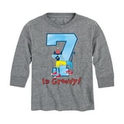 Pete the Cat - Boys' Long Sleeve Graphic T-Shirt