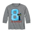 thumbnail image 1 of Pete the Cat -  Happy 8th Birthday - Toddler And Youth Long Sleeve Graphic T-Shirt, 1 of 6