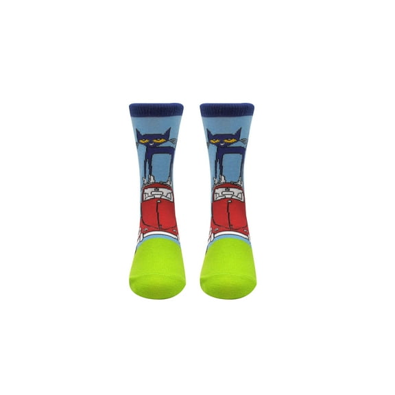 Pete the Cat Kids Car Crew Socks