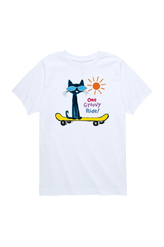 - One Groovy Ride - Toddler Boys Short Sleeve Graphic T-Shirt