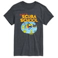 thumbnail image 1 of Pete the Cat - Pete's Scuba School - Men's Short Sleeve Graphic T-Shirt, 1 of 5