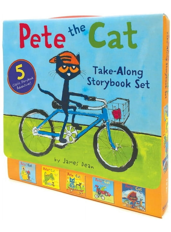 Pete the Cat: Pete the Cat Take-Along Storybook Set: 5-Book 8x8 Set (Paperback)