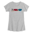thumbnail image 1 of Pete the Cat - Ptc Skateboard - Youth Girls Fitted Short Sleeve T-Shirt, 1 of 4
