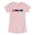 thumbnail image 1 of Pete the Cat - Ptc Skateboard - Youth Girls Fitted Short Sleeve T-Shirt, 1 of 5