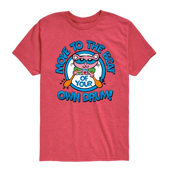 Pete the Cat - Ptc Your Own Drum - Youth Boys Short Sleeve Graphic T-Shirt