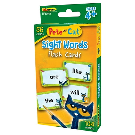 Teacher Created Resources Pete the Cat Sight Words Flash Cards (TCR 62068)
