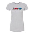 thumbnail image 1 of Pete the Cat - Skateboard - Juniors Fitted Graphic T-Shirt, 1 of 5