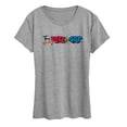 thumbnail image 1 of Pete the Cat - Skateboard - Women's Short Sleeve Graphic T-Shirt, 1 of 5