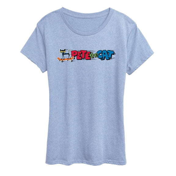 Pete the Cat - Skateboard - Women's Short Sleeve Graphic T-Shirt