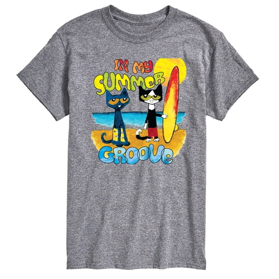 Pete the Cat - Summer Groove - Men's Short Sleeve Graphic T-Shirt