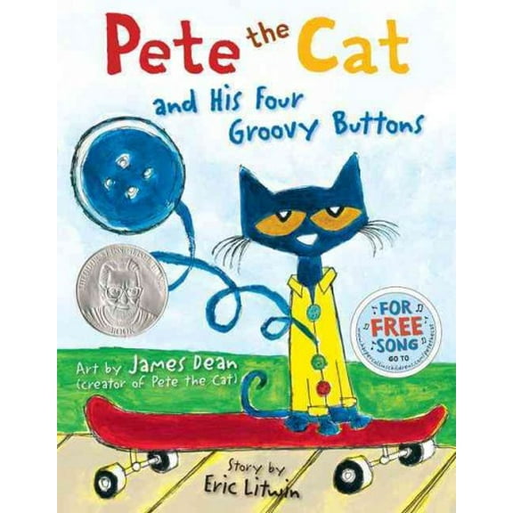 Pre-Owned Pete the Cat and His Four Groovy Buttons (Hardcover) 0062110586 9780062110589