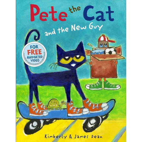 Pre-Owned Pete the Cat and the New Guy (Signed Edition) (Hardcover)