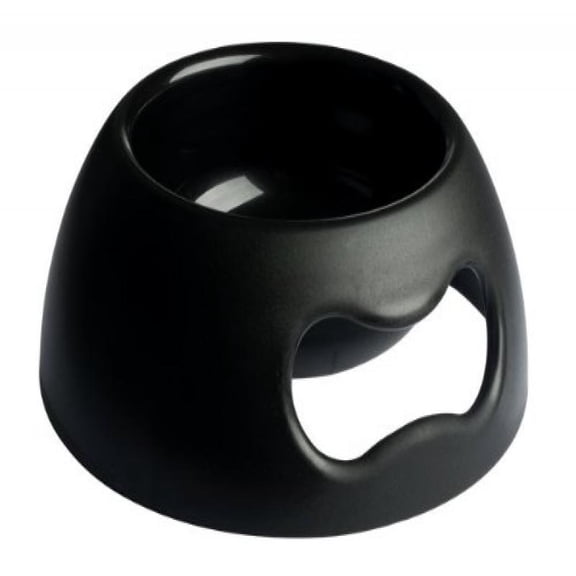 Petego United Pets Pappy Pet Food and Water Bowl, Black, Holds 70 Ounces