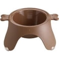 thumbnail image 1 of Petego YOSBRO Yoga Pet Bowl, Small, Brown, 1 of 1