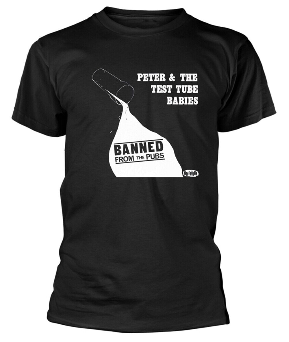 Peter And The Tube Babies Banned From The Pubs Black TShirt