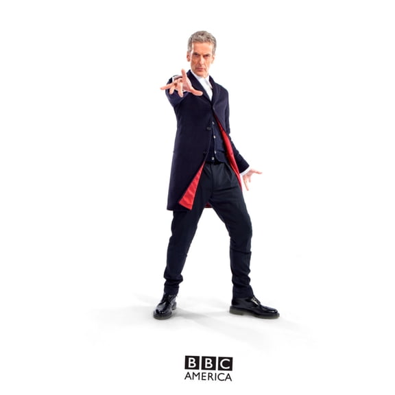 Peter Capaldi Doctor Who poster Metal Print 12inx16in Multi-Color Square Adults Z Posters