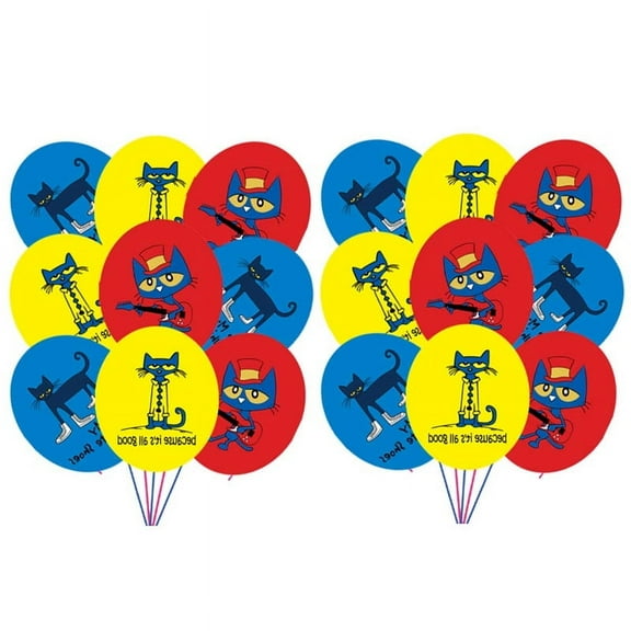 Peter Cat Balloons Party Supplies Birthday Favors Decorations Decor Kit Latex