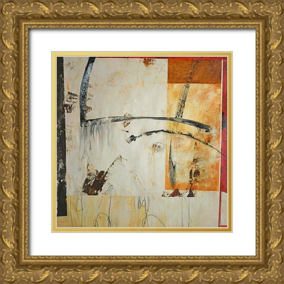 Peter, Christopher 20x20 Gold Ornate Wood Framed with Double Matting Museum Art Print Titled - District
