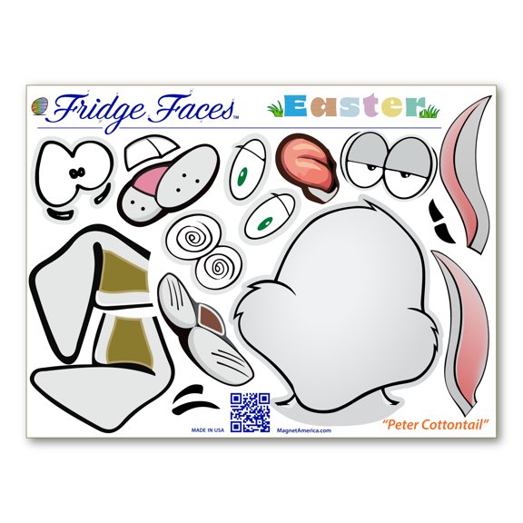 Peter Cottontail Fridge Face