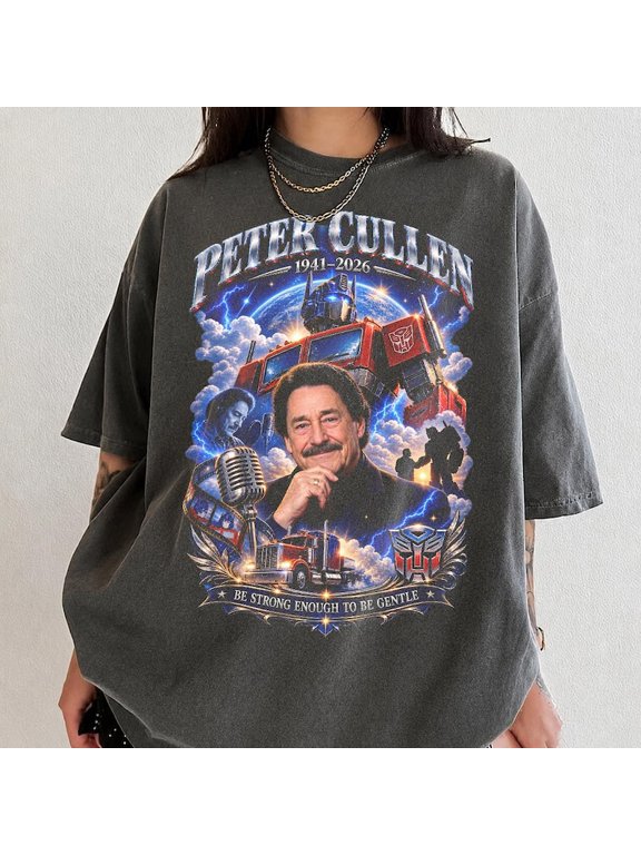 Peter Cullen Voice Actor Tribute Graphic, Vintage Inspired T-Shirt