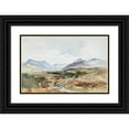 thumbnail image 1 of Peter De Wint 14x11 Black Ornate Wood Framed Double Matted Museum Art Print Titled: A Stream in the Welsh Mountains Near Snowdon Range, 1 of 5