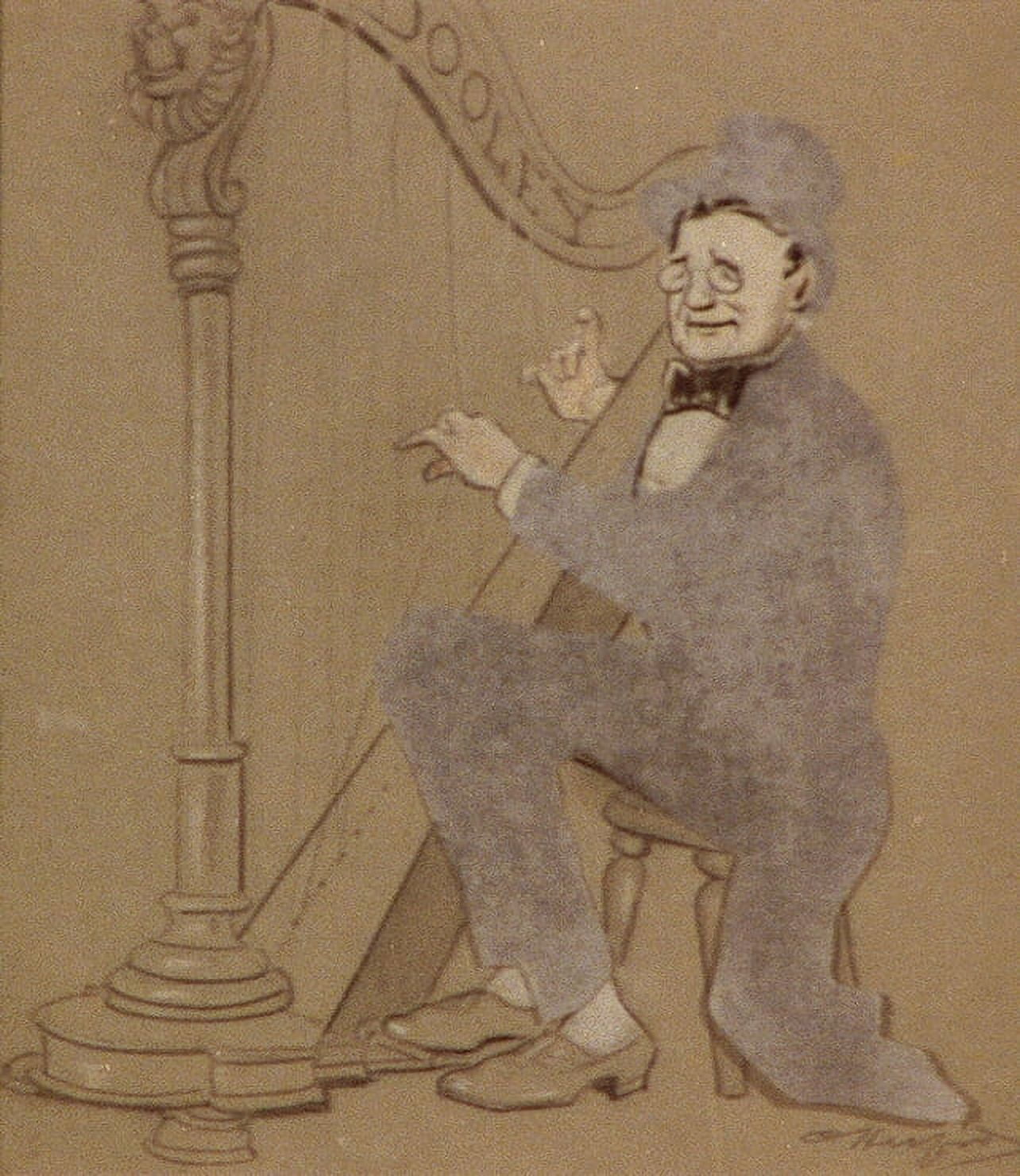 Peter Dunne c1914 Canvas Art - Oliver Herford (18 x 24)