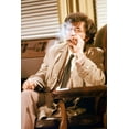 thumbnail image 1 of Peter Falk iconic pose seated in chair smoking cigar as Columbo 24X36 Poster, 1 of 1