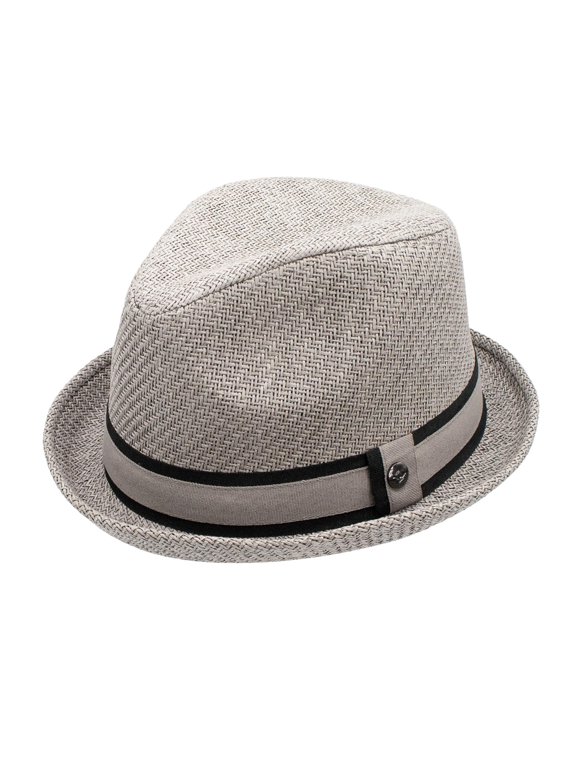 Deppo Fedora Hat Silver