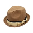 thumbnail image 1 of Peter Grimm Deppo Fedora Hat Tan, 1 of 7