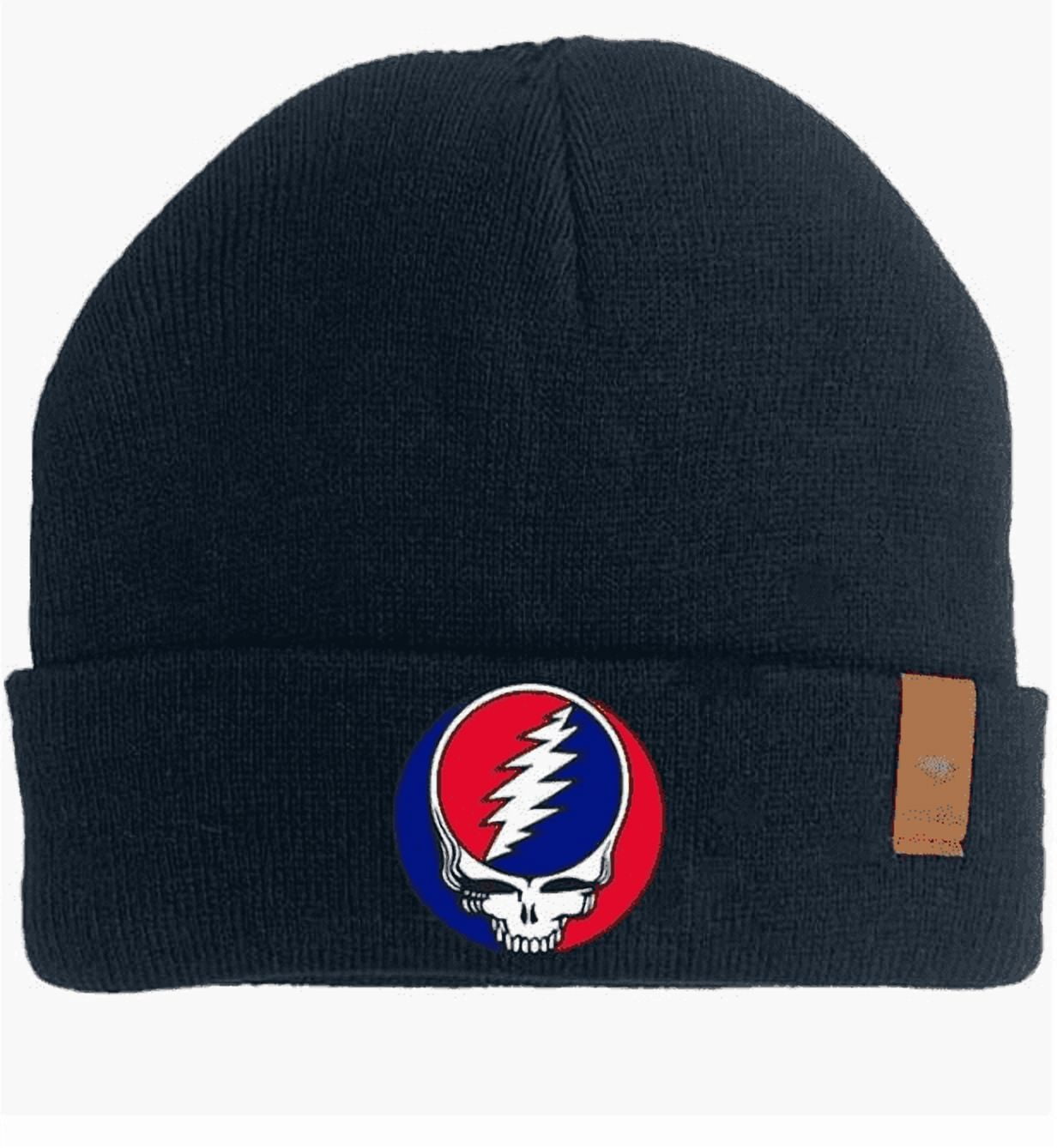 Peter Grimm Grateful Dead Beanie Hat, Unisex Black