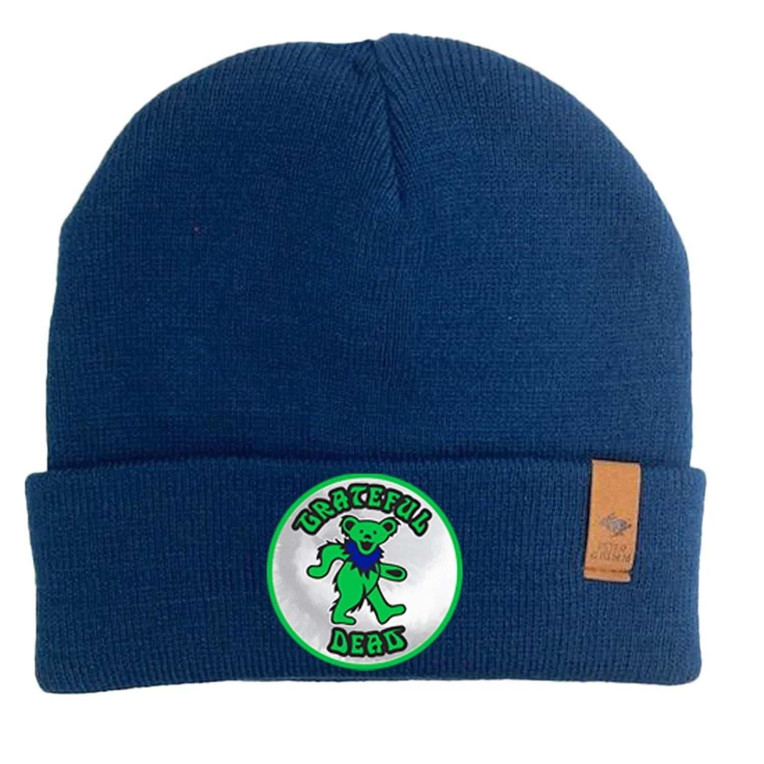 Peter Grimm Grateful Dead Sugar Beanie Hat - Dancing Bear Navy Blue