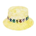 thumbnail image 1 of Peter Grimm Grateful Dead Teddy Bucket Hat - Unisex Sun Hat for Men Women - Perfect for Hiking, Beach, Fishing, Summer - 100% Cotton Teddy Bucket Yellow, 1 of 8