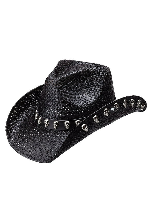 Ltd Unisex Gotham Straw Cowboy Hat Black One Size