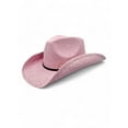thumbnail image 1 of Peter Grimm Men's Maverick Drifter Hat Rodeo Pink with Band, 1 of 2
