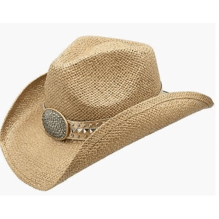 Peter Grimm Women's Gila Drifter – Rhinestone Cowgirl Hat (Gold)