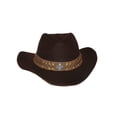 thumbnail image 1 of Peter Grimm's Floyd Wool Feel Safari Cowboy Hat, Brown, 1 of 3