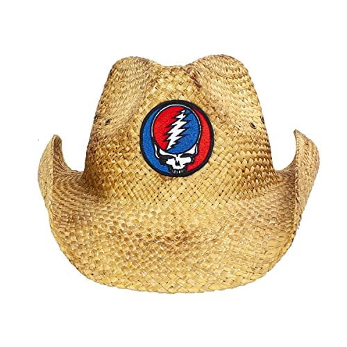 Peter Grimm Grateful Dead SYF (Steal Your Face) - Rye Straw Lifeguard Hat