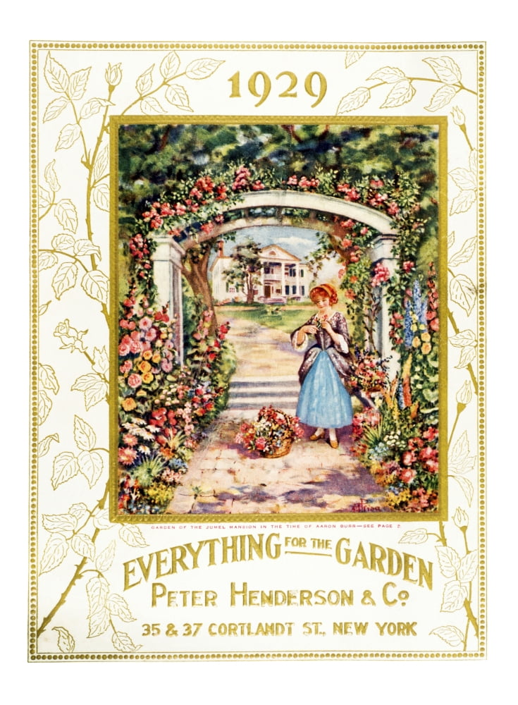 Peter Henderson & Co garden supple catalog from 20th century Canvas Art - Remsberg Inc Design Pics (26 x 36)