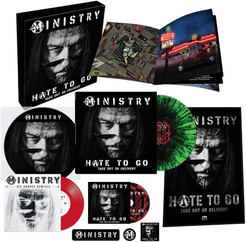 Peter Hook & Ministry - Hate To Go: Take Out Or Delivery (Black/Green Splatter) - Music & Performance - Vinyl
