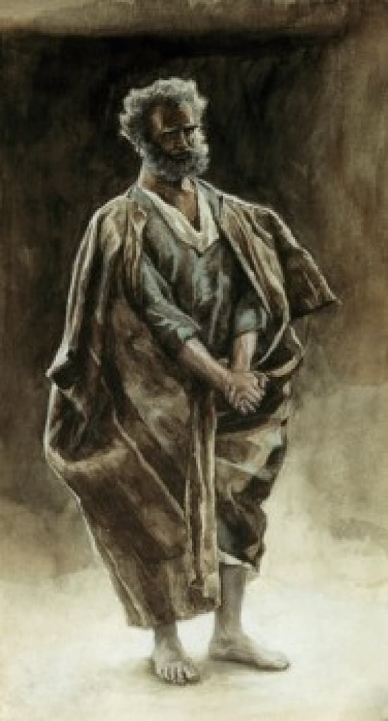 Peter James Tissot (1836-1902 French) Canvas Art - James Tissot (18 x 24)