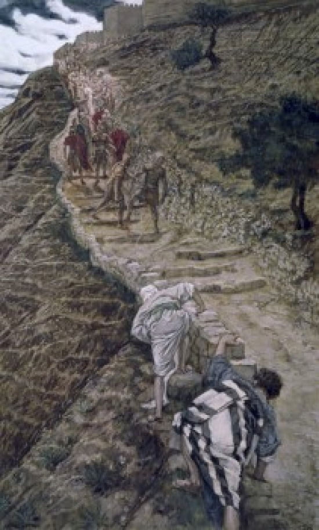 Peter & John Follow Afar Off James Tissot (1836-1902 French) Canvas Art - James Tissot (18 x 24)