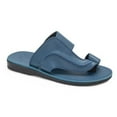 thumbnail image 1 of Peter - Leather Toe Strap Sandal | Blue, 1 of 4