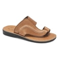 thumbnail image 1 of Peter - Leather Toe Strap Sandal | Tan, 1 of 4